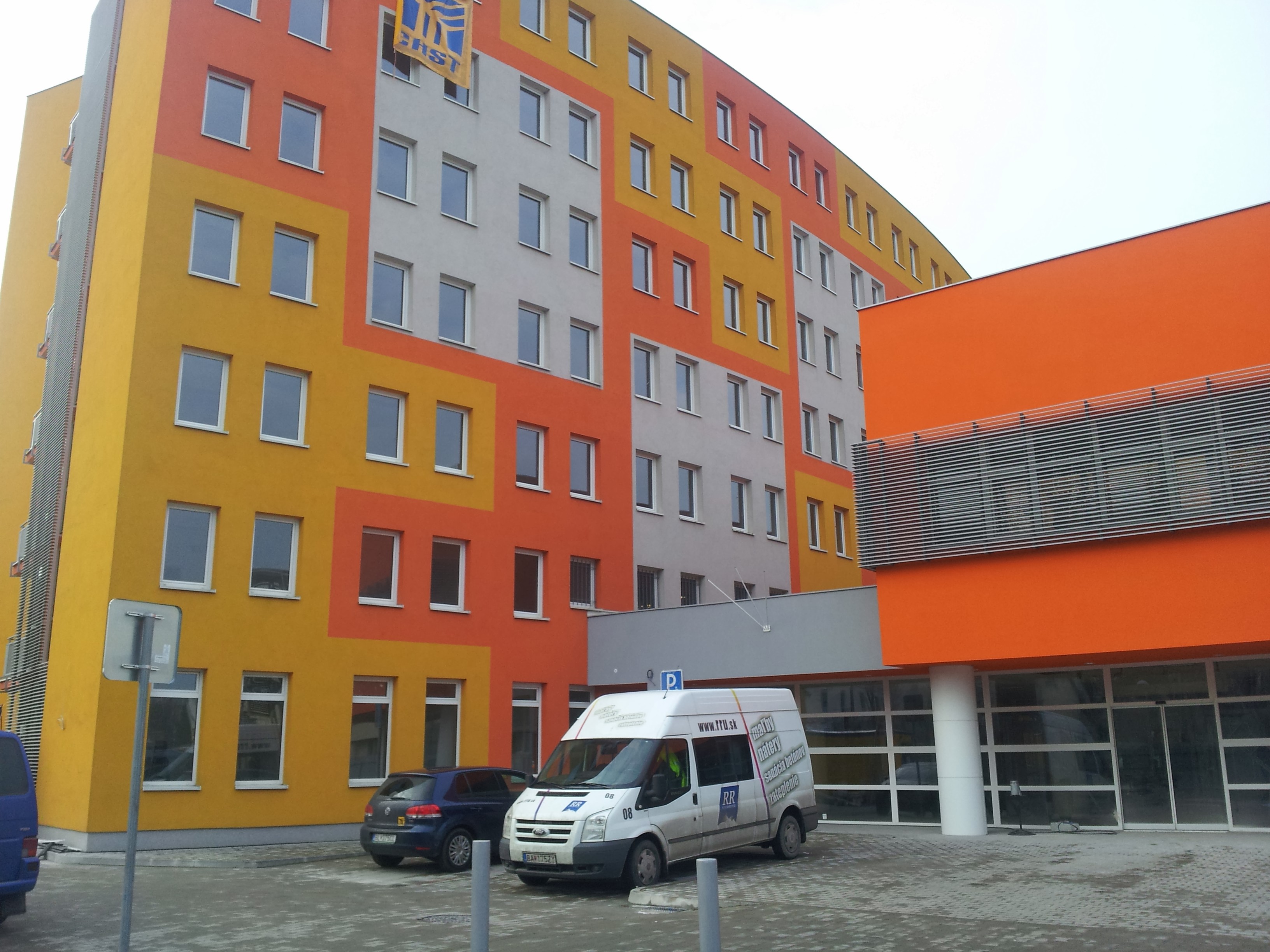 Superstructure of the hall of residence Technical University of Trnava