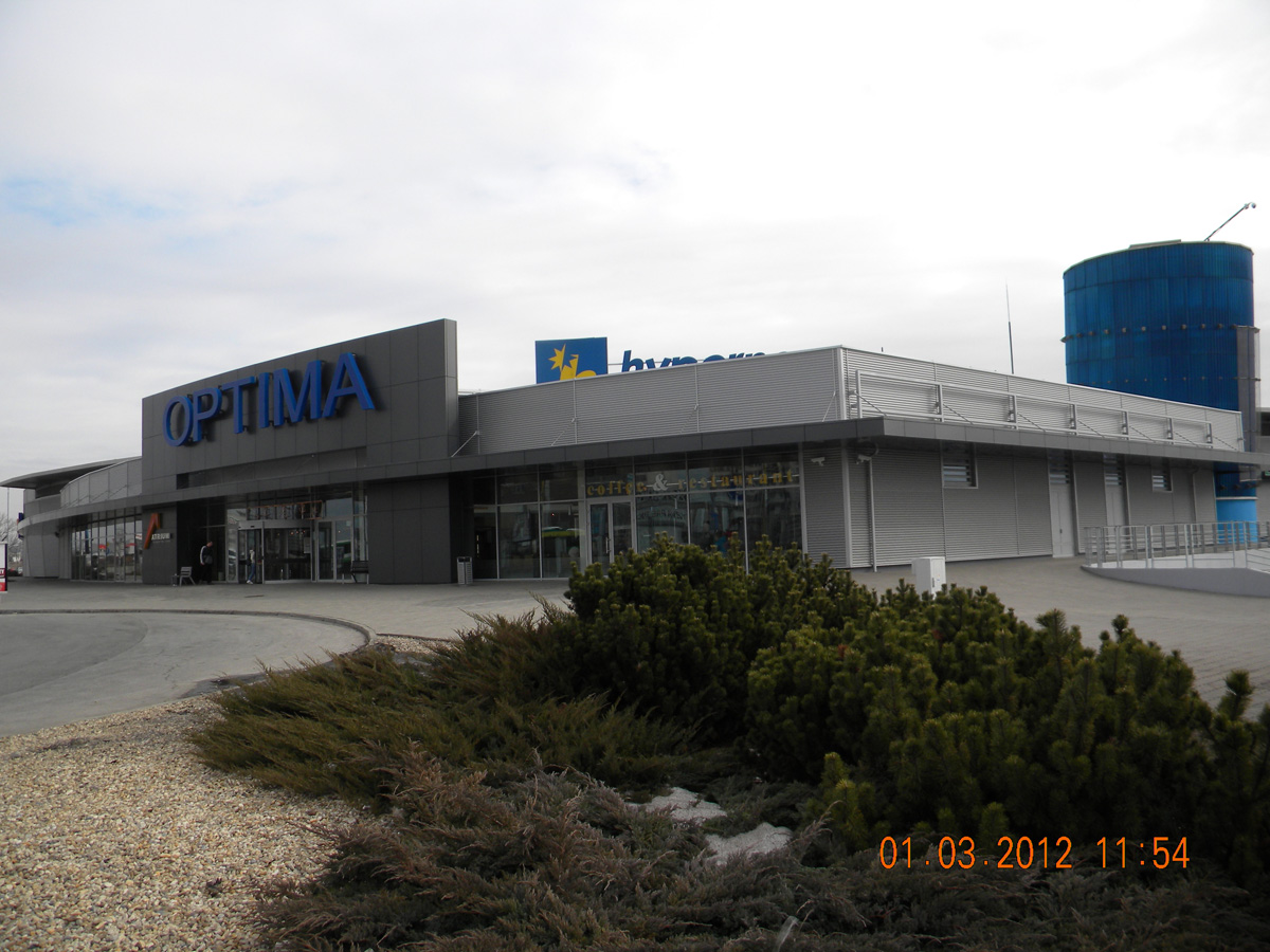 Small tower –Shopping centre OPTIMA 1 extension