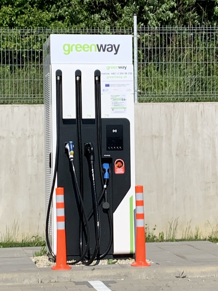 Auto Gábriel - Greenway - car charger connection on Prešovská cesta st., Košice