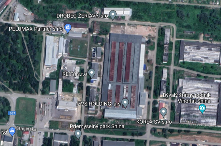 Industry park Snina